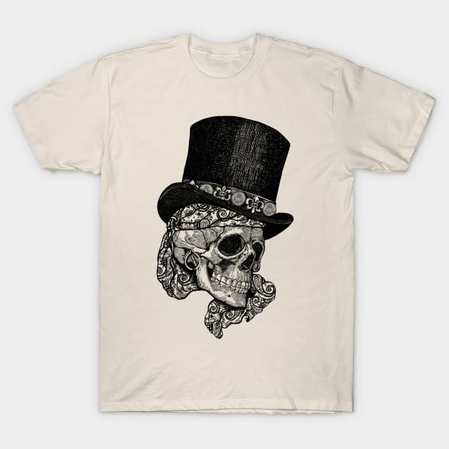 Gypsy Skull T-Shirt by ZugArt01
